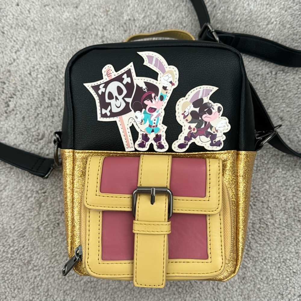 Disney Parks Pirates of the Caribbean crossbody/backpack